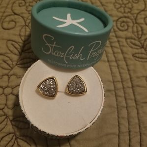 NIB druzy earrings from Starfish Project